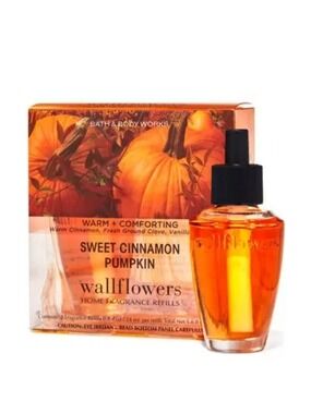 SWEET CINNAMON PUMPKIN WALLFLOWER REFILLS 2-PACK BY BATH & BODY WORKS